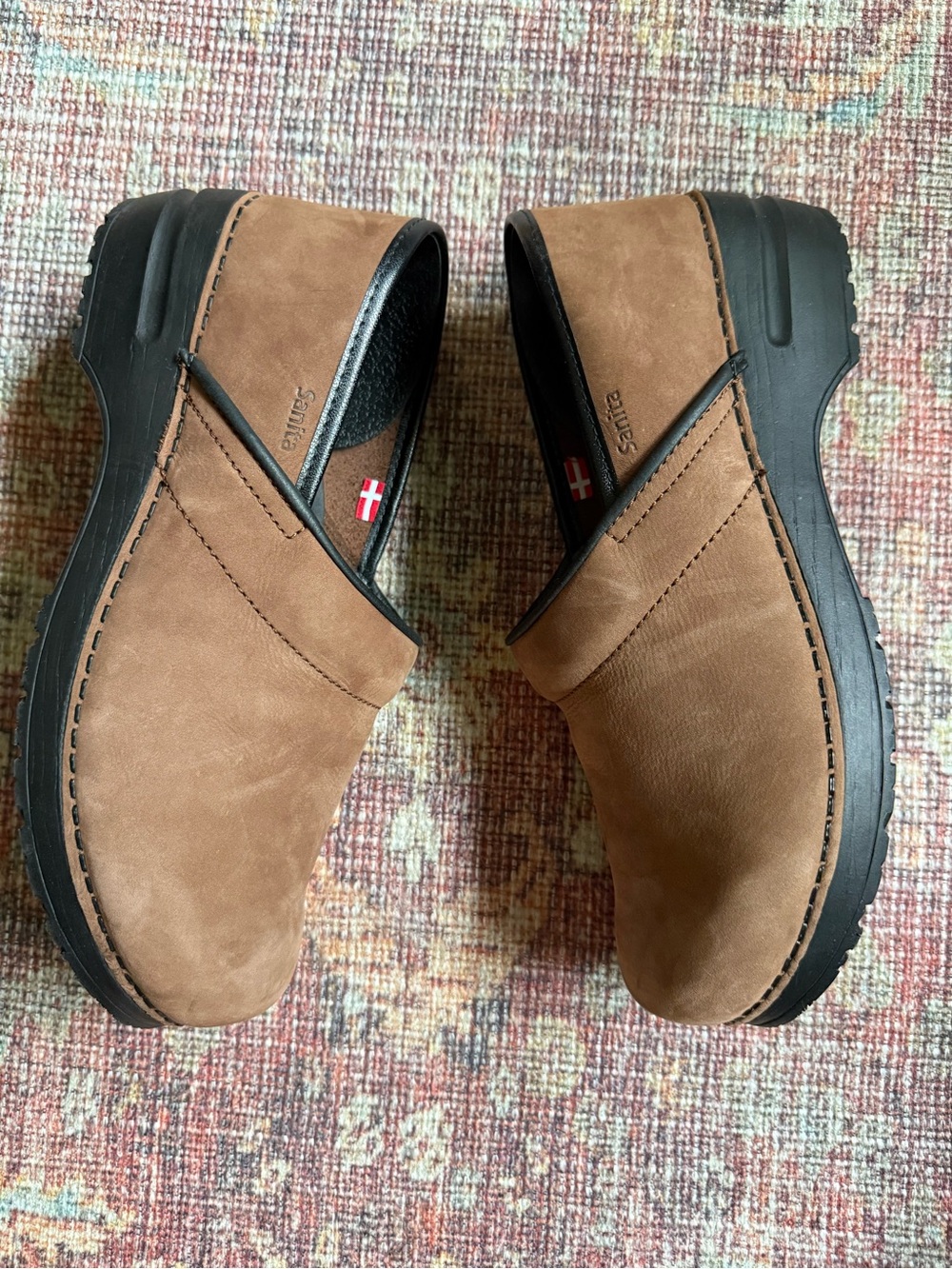 Sanita The original danish clog Slip-On Shoes Brown Suede size 41 - Picture 3 of 6